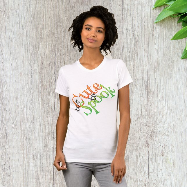 T-shirt Femme Trop mignonne Pour Parler (Créateur téléchargé)