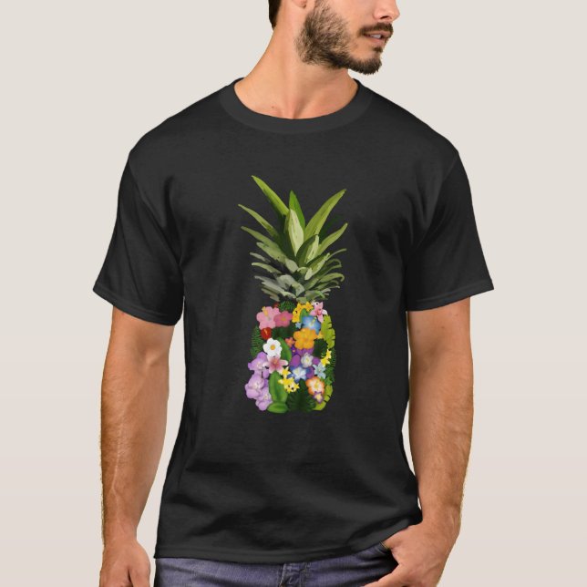 T-shirt Femme tropicale de pomme (Devant)