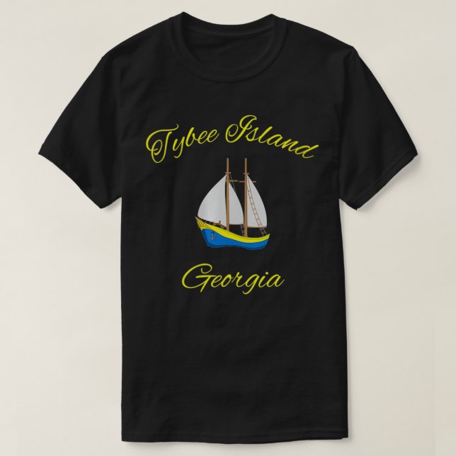 T-shirt Femme Tybee Island VNeck (Design devant)