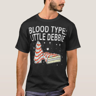 T-shirt Femme Type de sang Little Debbie Christmas Cake Fu