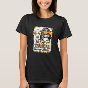 T-shirt Femme Un Coach de Lecture Reconnaissant Bun Méssy