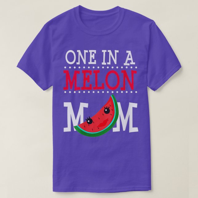 T-shirt Femme Un Dans Un Melon Maman Amusante Pun De Pâte  (Design devant)