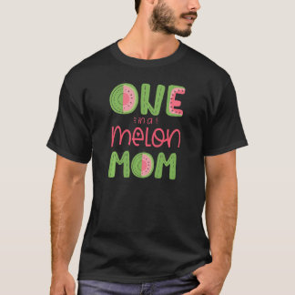 T-shirt Femme Un Dans Un Melon Maman mignonne Watermelon F