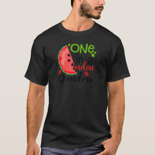T-shirt Femme Une Dans Un Melon Watermelon Grand-mère