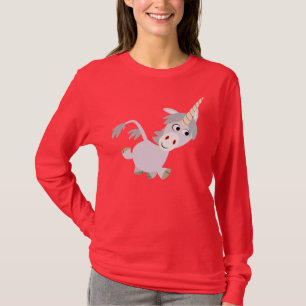T-shirt Femme Unicorn Cartoon Facétieux