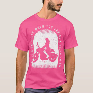 T-shirt Femme Vélo Drôle Dire Pour Un Amoureux De Motorcyl