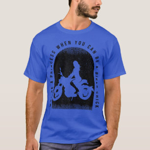 T-shirt Femme Vélo Drôle Dire Pour Un Amoureux De Motorcyl