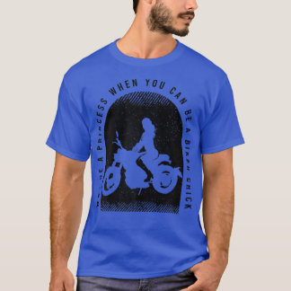 T-shirt Femme Vélo Drôle Dire Pour Un Amoureux De Motorcyl