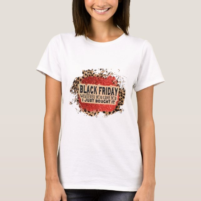 T-shirt femme vendredi noir (Devant)