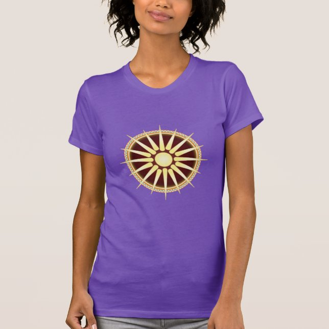 T-Shirt Femme Vergina Sun ( version 3 ) (Devant)