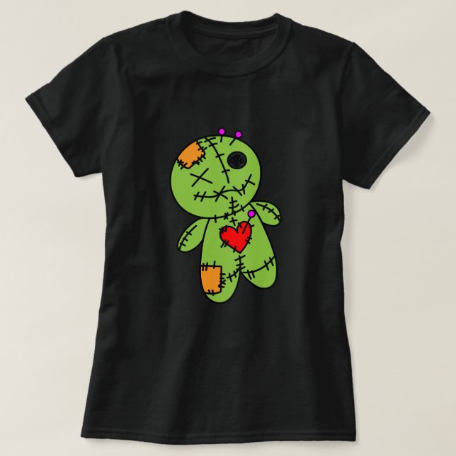 T-shirt femme verte Voo Doo (Design devant)
