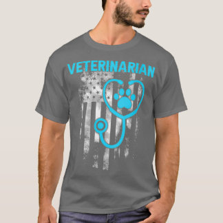 T-shirt Femme Vétérinaire Funny Vétérinaire Diplômé Vétéri