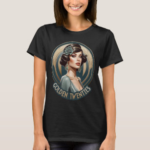 T-shirt femme Vintage des années 1920