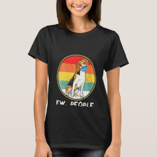T-shirt Femme Vintage Ew Personnes Beagle Chien portant le