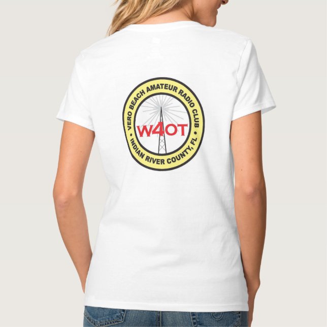 T-shirt femme W4OT V Cou (Dos)