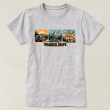 T-shirt femme Wander Drive Adventure