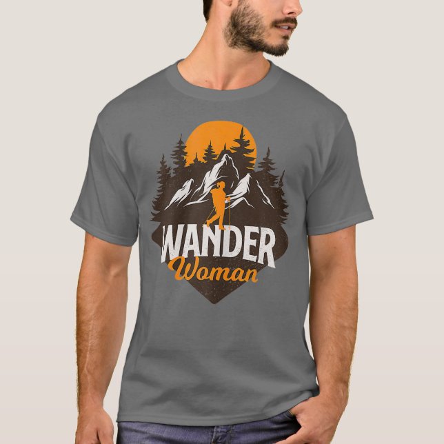 T-shirt Femme Wander Randonnée (Devant)