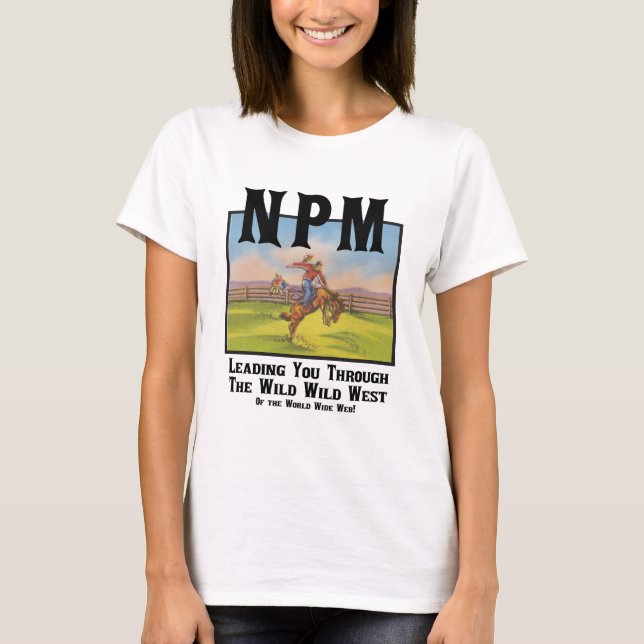 T-shirt Femme Wild West NPM (Devant)