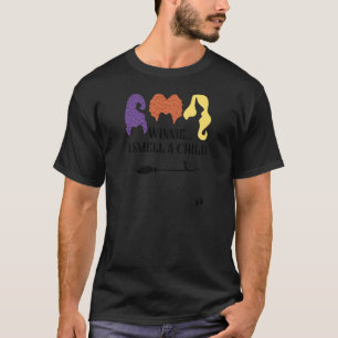 T-shirt Femme Winnie Je Sens Un Enfant Grossesse Halloween