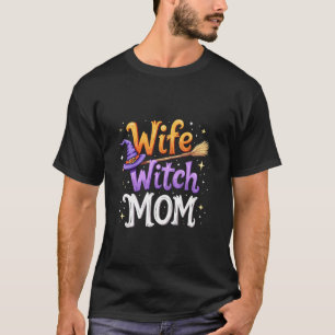 T-shirt Femme Witch Maman Drôle Halloween Costume de famil