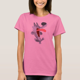 T-shirt Femme Wolf Danseuse mignonne