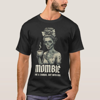 T-shirt Femme zombie humoristique de style vintage