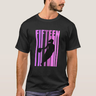T-shirt Femmes 15ème Basket Anniversaire Filles Retro