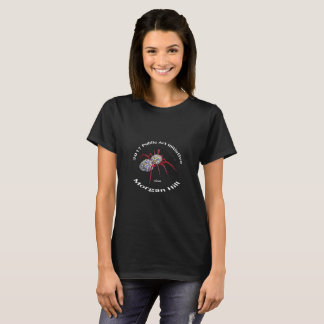 T-shirt Femmes 2017 de chemise d'art de tarentule noires