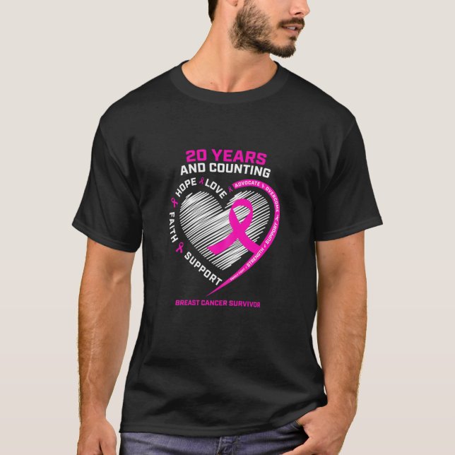 T-shirt Femmes 20 ans Survivor Cadeaux Femmes Maman Pink B (Devant)
