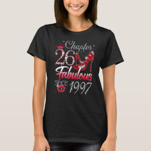 T-shirt Femmes 26 ans Chapitre 26 EST 1997 26e naissance
