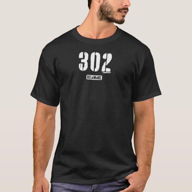 T-shirt Femmes 302 Delaware Rough Stencil Design Premium_2 (Devant)