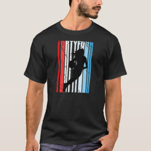 T-shirt Femmes 44ème Basket Anniversaire Femmes Retro Vint