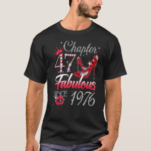 T-shirt Femmes 47 ans Chapitre 47 EST 1976 47e naissance