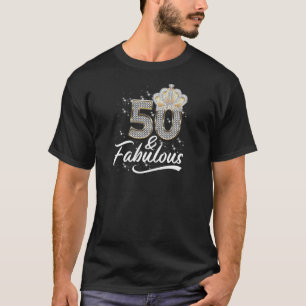 T-shirt Femmes 50 ans 50 et fabuleux depuis 1972 50e