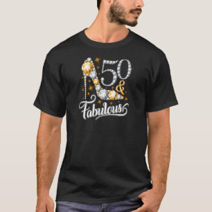 T-shirt Femmes 50 ans 50 et fabuleux depuis 1972 50e