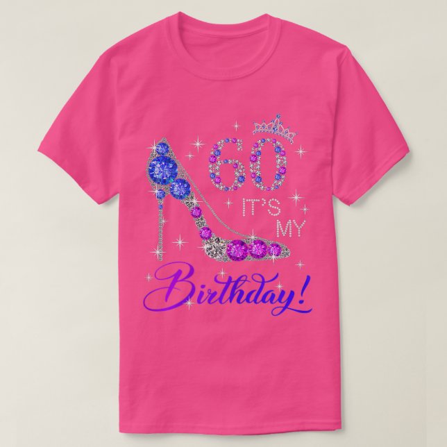 T-shirt Femmes 60 ans C'est mon cadeau d'anniversaire pour (Design devant)