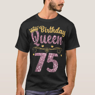 T-shirt Femmes 75e anniversaire de la Reine 75 ans Soixant