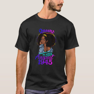 T-shirt Femmes 77 ans Anniversaire Filles 77e Anniversaire
