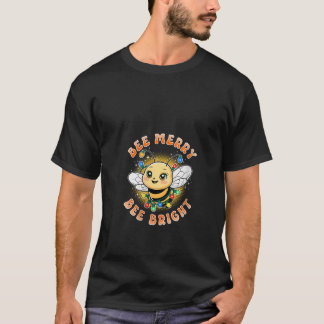 T-shirt Femmes Abeille Joyeuse Abeille Bright Noël Bee Des