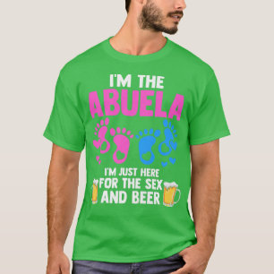 T-shirt Femmes Abuela Ici pour la mer et la bière Genre Re