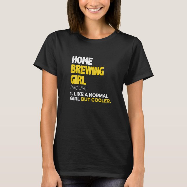 T-shirt Femmes Accueil Fille Brassante Comme Une Fille Nor (Devant)