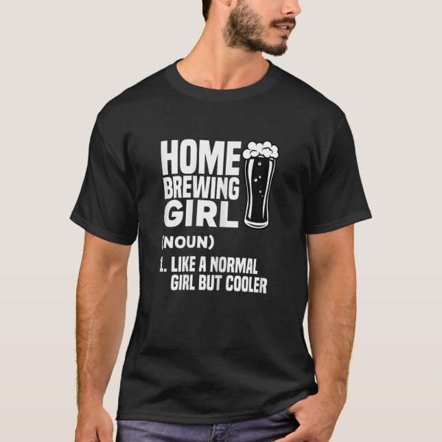 T-shirt Femmes Accueil Fille Brassante Comme Une Fille Nor (Devant)