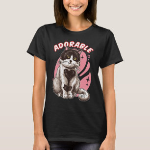 T-shirt Femmes adorables Noir