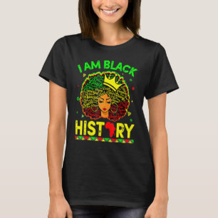T-shirt Femmes Africaine Américaine Pride Reine Fille Je S