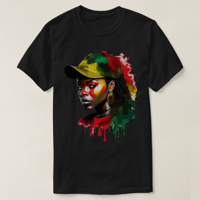 T-shirt Femmes africaines (Design devant)