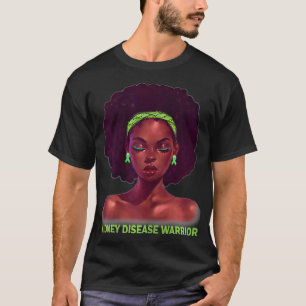 T-shirt Femmes Afro Africaines Américaines Noires Femme Ki