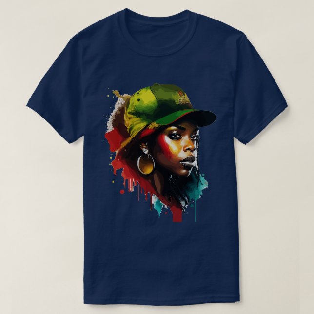 T-shirt Femmes afro-américaines (Design devant)