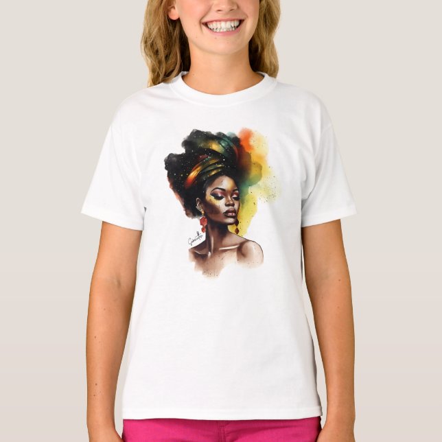 T-shirt Femmes afro-américaines autonomes (2) (Devant)