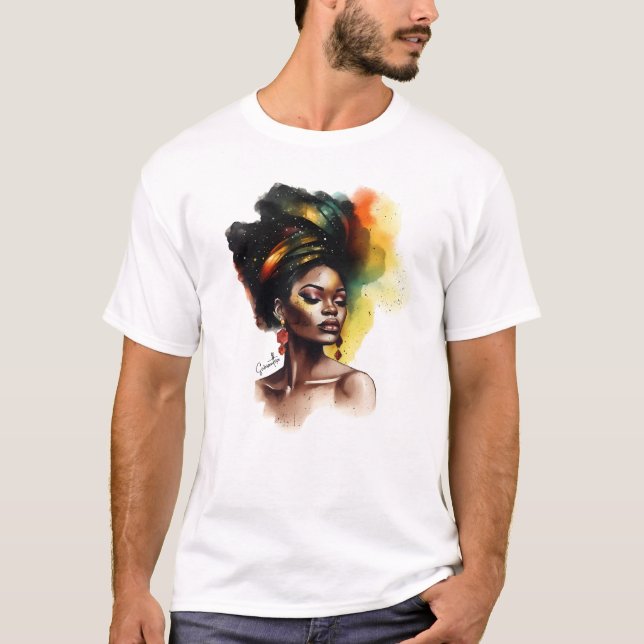 T-shirt Femmes afro-américaines autonomes (2) (Devant)