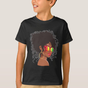 T-shirt Femmes afro-américaines Black Melanin Queen Ju